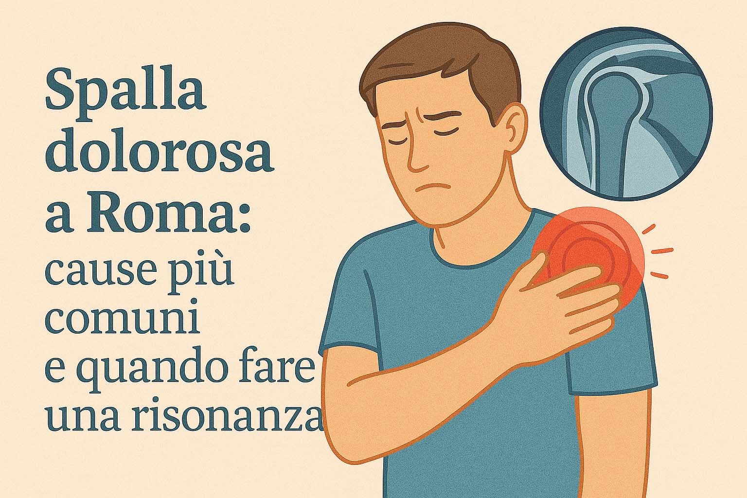 Spalla dolorosa a Roma: cause più comuni e quando fare una risonanza
