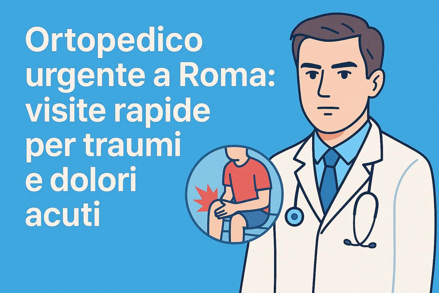 Ortopedico urgente a Roma: visite rapide per traumi e dolori acuti